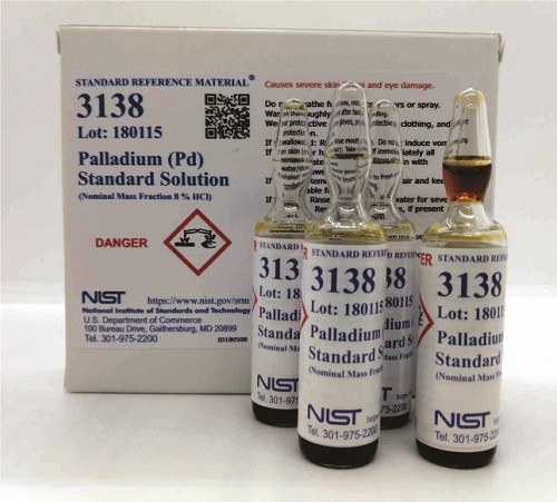 SRM 3138 - 钯(Pd)标准溶液