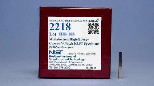 SRM 2218 - 微型高能Charpy V-缺口KLST样品(自验证)