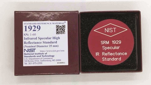 SRM 1929 - 红外光谱高反射率标准(公称直径25毫米)标准品