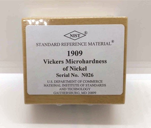 SRM 1909 - 镍的维氏显微硬度 标准品