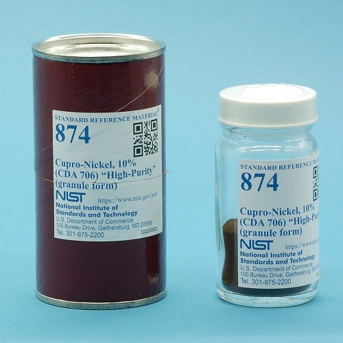 SRM 874 - 铜镍，10%(CDA 706)“高纯度” 标准品